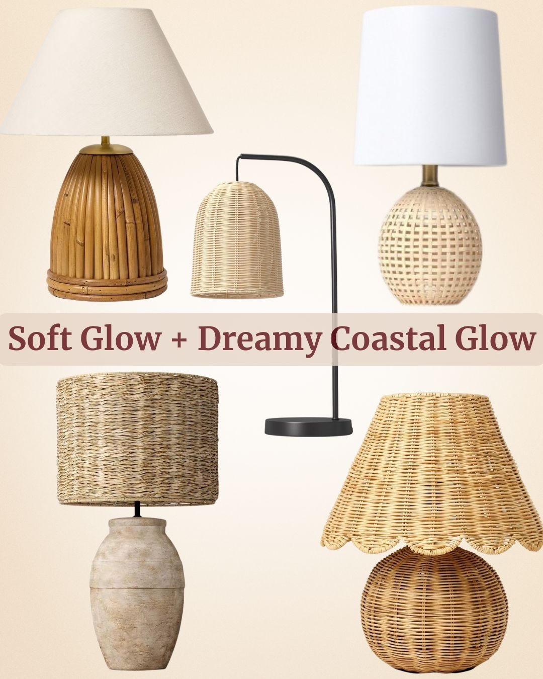 Boho Coastal Instant Cozy Lamps ✨ These rattan wicker shade lamps are giving cozy boho coastal vibes 🤍 the prettiest warm glow for relaxed, lived-in spaces. 


#LTKHome