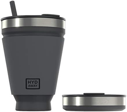 HYDAWAY Collapsible Drink Tumbler | Portable, Insulated, Hot & Cold Drink Cup for Coffee, Tea, Sm... | Amazon (US)
