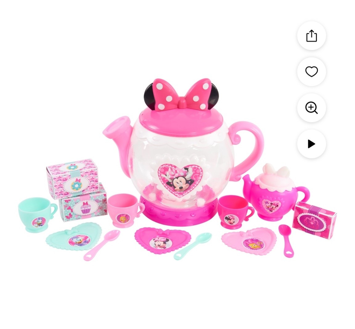Disney Junior Minnie Mouse Terrific Teapot, Preschool Play Tea Set, 14 Pieces, Toddler Toys

Baby girl toys 
Christmas gifts for girls

#LTKSaleAlert #LTKGiftGuide #LTKKids