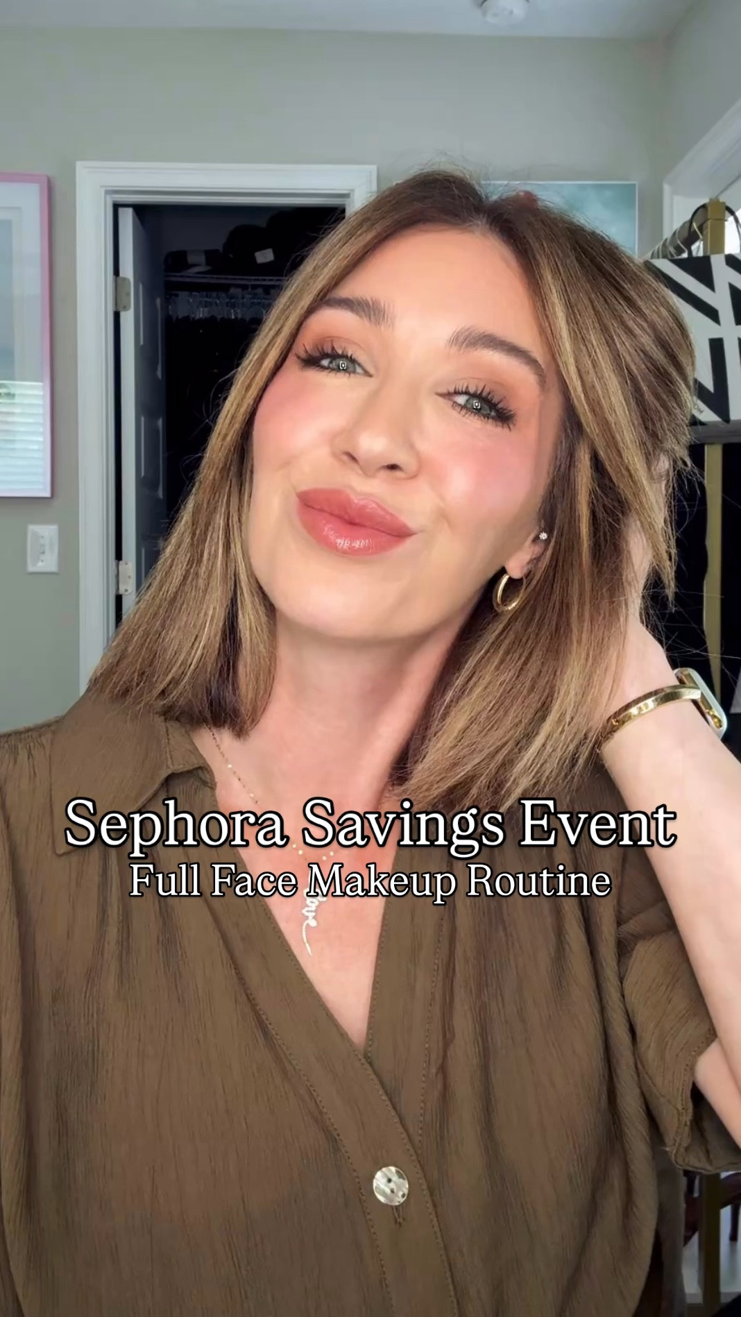 Shades:
Undereye corrector: fair
Foundation: N3
Concealer: atelier L2 
Contour stick: tiger eye
Highlight: mesmerize
Blush: she’s that girl
Lipliner: wherever walnut
Lipstick: fenty glow
Sephora gloss: pink pout

Sephora savings event favorites for my full face makeup routine 💋

@Sephora #sephorapartner

#LTKBeauty #LTKgrwm #LTKSaleAlert