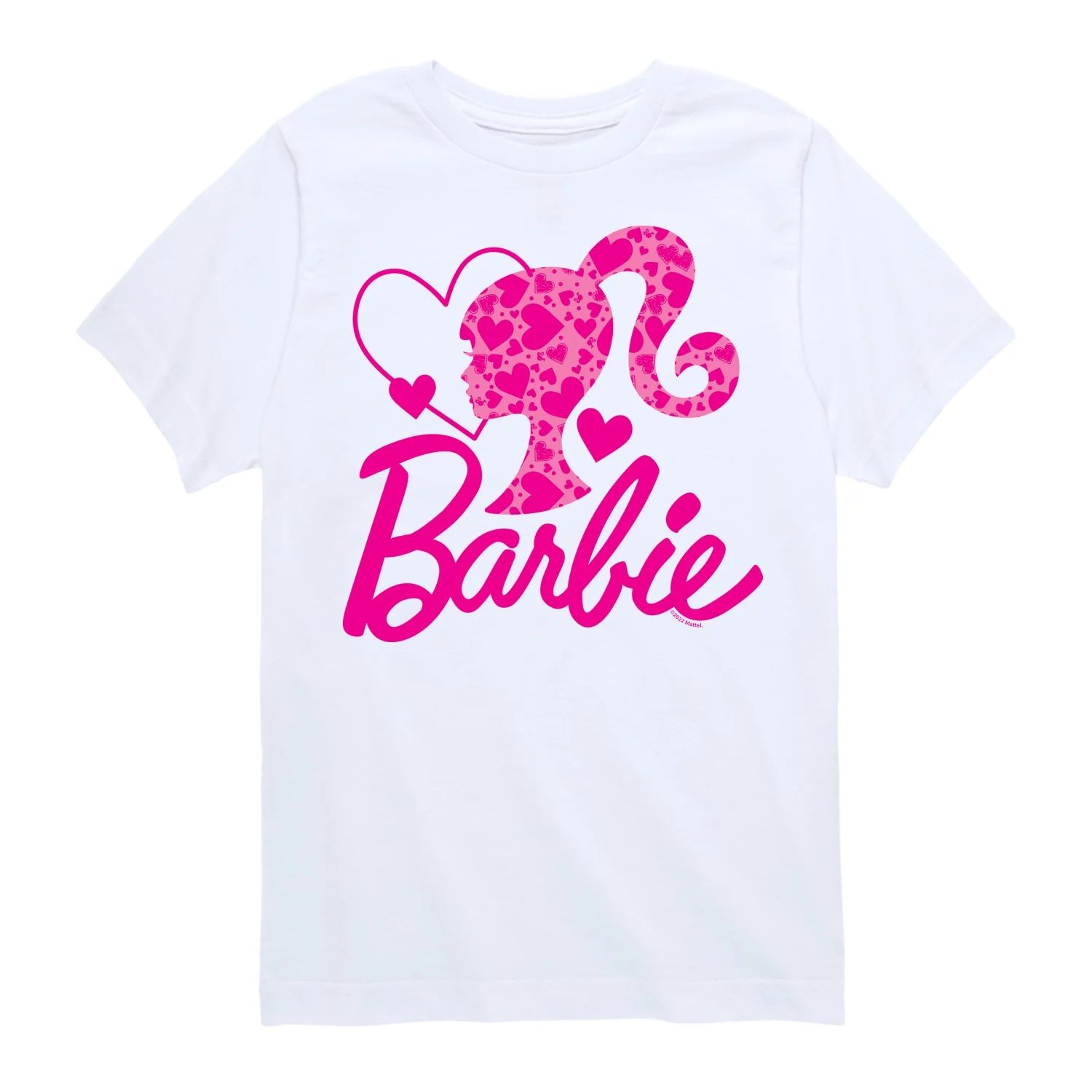 Barbie - Barbie Logo Hearts - Toddler And Youth Short Sleeve Graphic T-Shirt | Walmart (US)