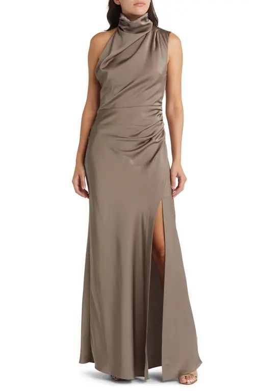 MISHA COLLECTION Constantina Asymmetric Drape Gown | Nordstrom | Nordstrom