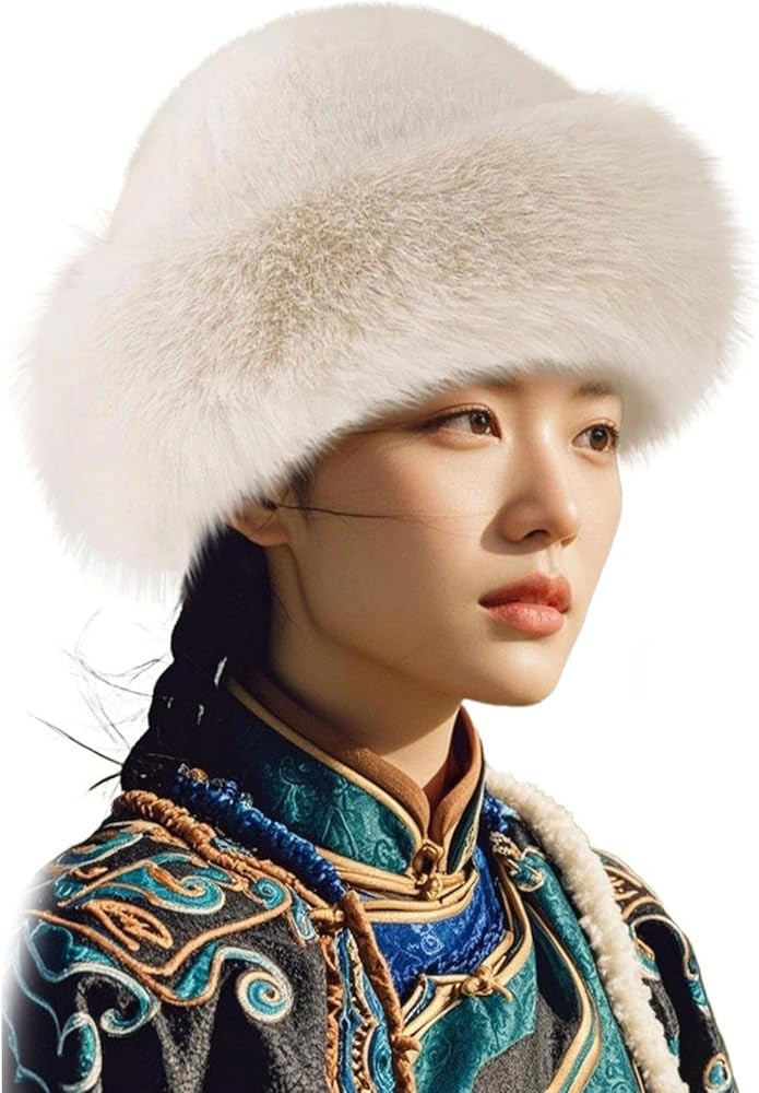 Winter Warm Faux Fur Bucket Hat for Men & Women, Cotton Lined, Adjustable,Ideal for Party, Casual... | Amazon (US)