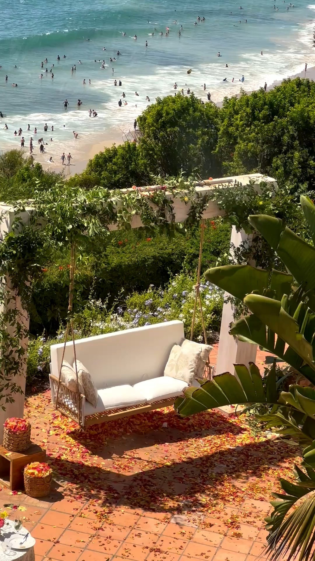 A seat made for lingering. 🌿

This romantic oceanfront wedding setting has me dreaming about creating the same relaxed escape at home. An outdoor swing, cushioned bench, or daybed instantly transforms a quiet garden corner into a place to unwind, read, or enjoy the last golden days of summer.

With Labor Day sales beginning, it’s the perfect time to shop outdoor swings, benches, daybeds, weather-resistant pillows, outdoor rugs, planters, and garden accents for your own backyard retreat.

#LaborDaySale #OutdoorSwing #PorchSwing #OutdoorBench #OutdoorDaybed #PatioFurniture #BackyardRetreat #GardenInspiration #OutdoorLiving #OutdoorPillows #OutdoorRug #Planters #LateSummer #CoastalStyle #LTKHome #LTKSaleAlert #LTKSeasonal

#LTKdayinmylife #LTKHome #LTKSaleAlert