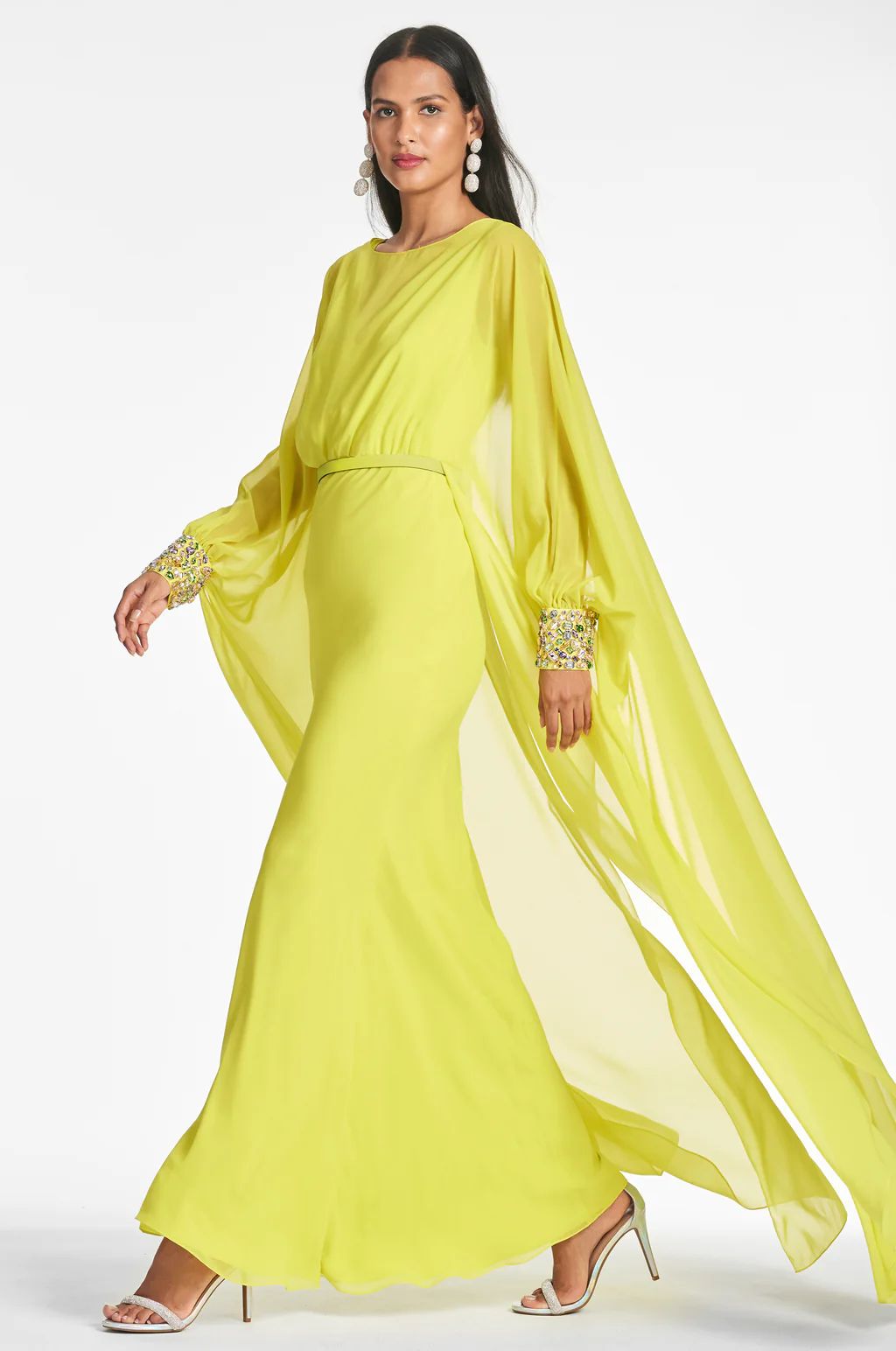 Aphrodite Gown - Neon Limeade | Sachin and Babi