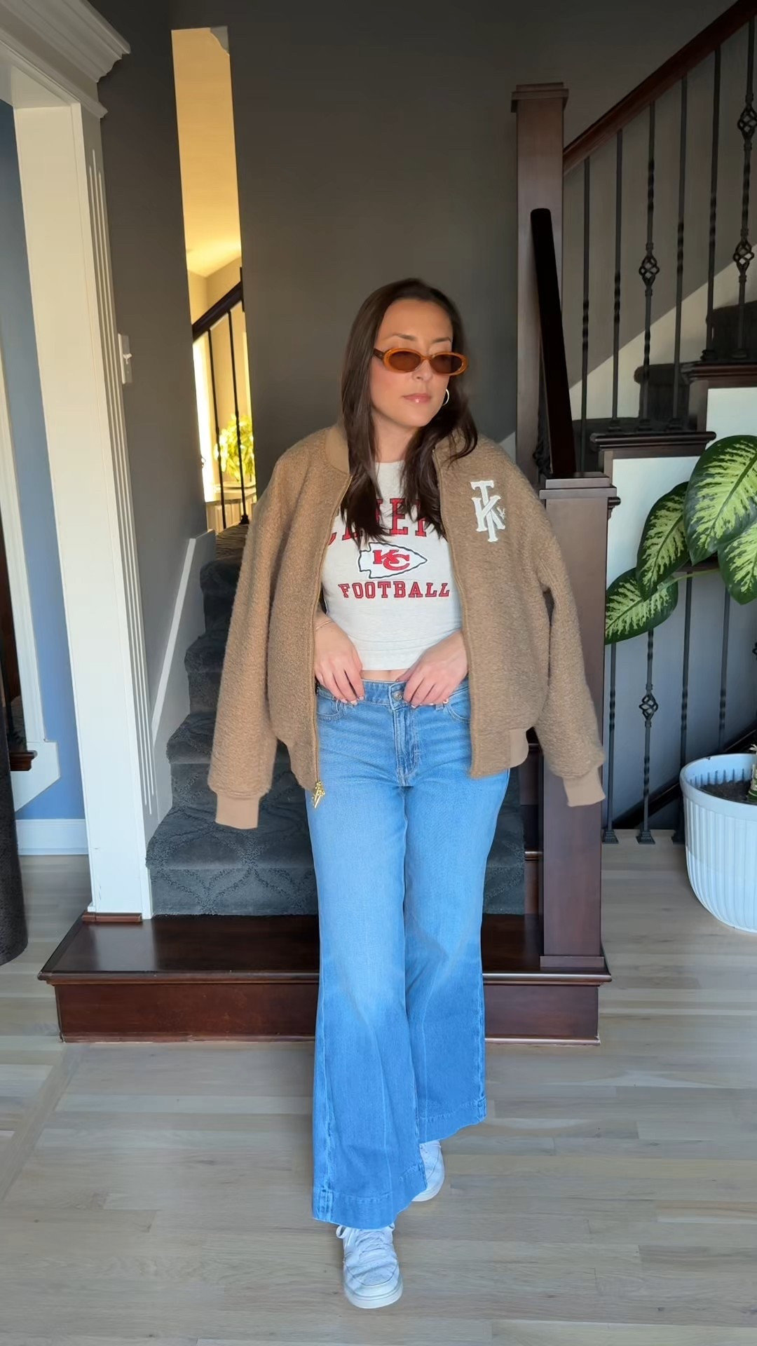 Casual game day outfit! 

Kansas City Chiefs inspired outfit. Ft. American Eagle and Tru Kolors

#LTKFindsUnder100 #LTKSeasonal #LTKStyleTip