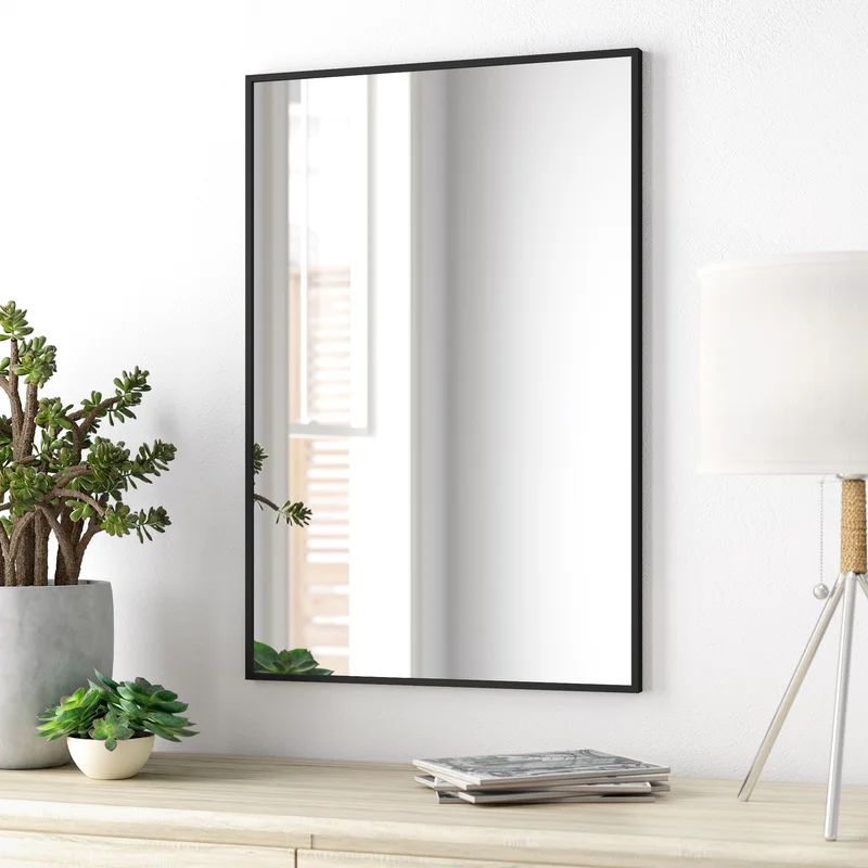 24"x 36" Modern Wall-Mounted Bathroom/Vanity Mirror | Wayfair Professional