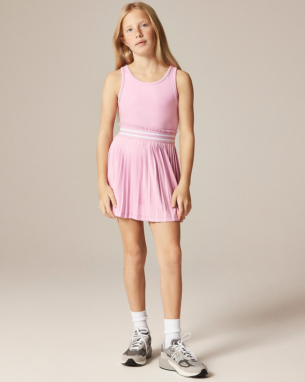 Girls' match point dress in performance jersey | J. Crew US