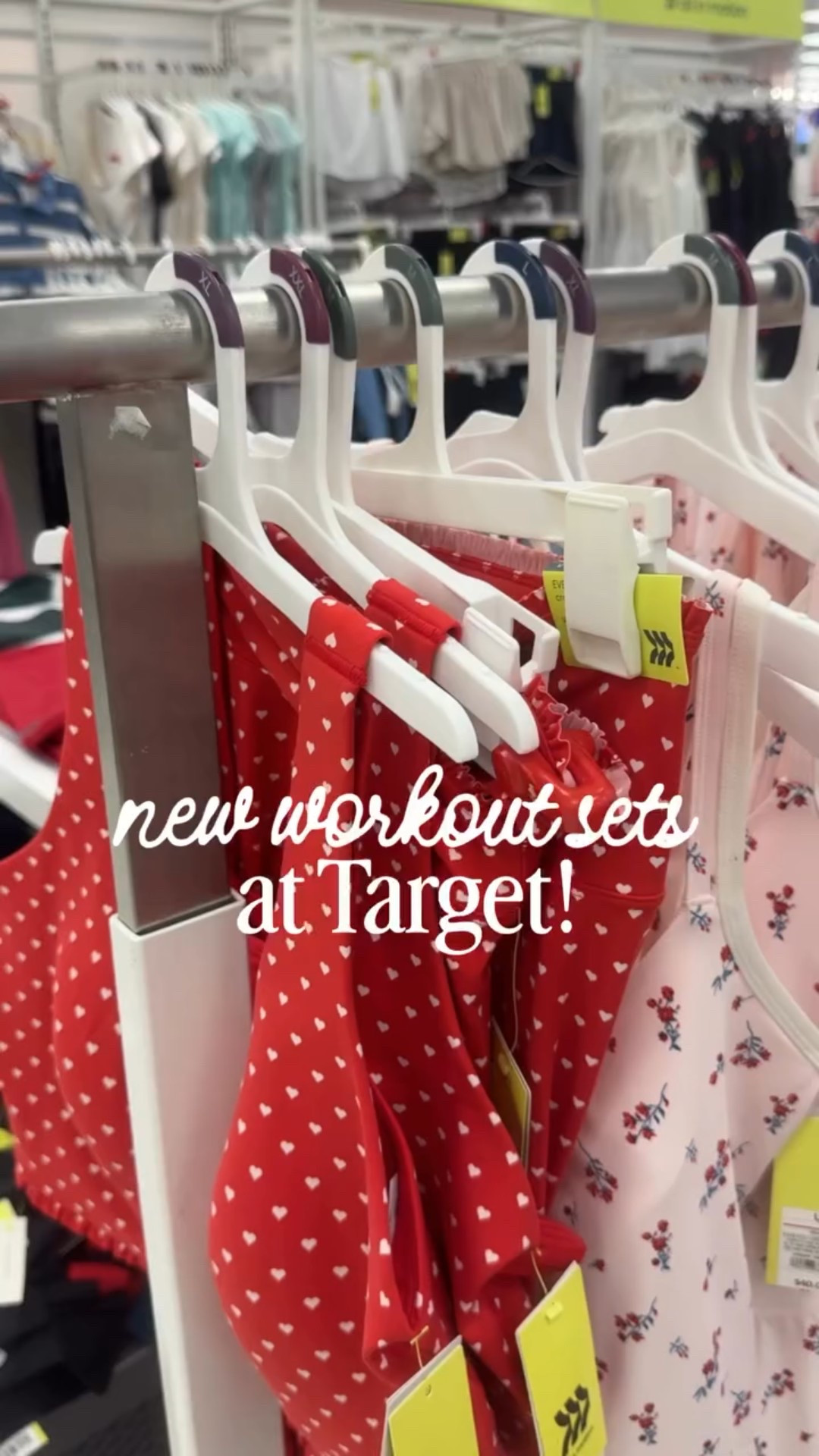 These adorable workout sets at Target have matching mini sets for your little girls too! Follow + comment “SHOP” for a link! ✨MUST BE FOLLOWING FOR THE LINK TO COME THROUGH ✨