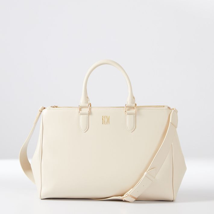 Faux Leather Work Bag | Mark and Graham