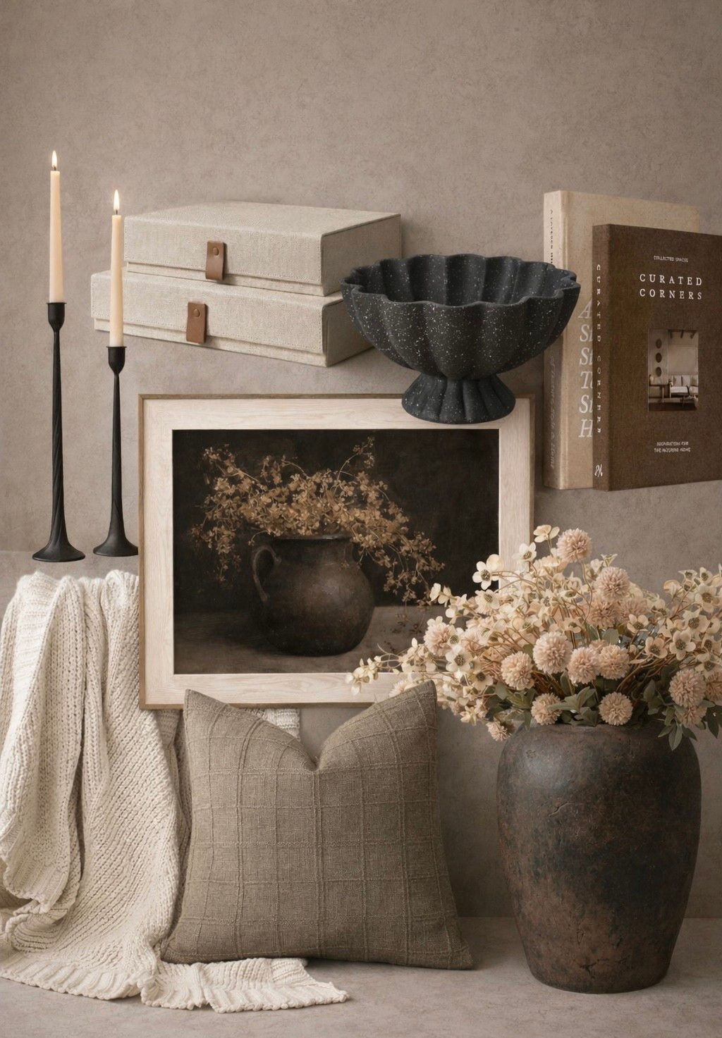 Neutral Home Amazon Finds Worth Saving

Follow @farmtotablecreations on Instagram for daily home inspiration 🤍

This neutral home edit is all about cozy layers and timeless texture. The chunky knit throw adds instant warmth, the stone-look vase with soft florals brings that collected, lived-in feel, and the neutral pillow is one of those pieces that works beautifully on a sofa, chair, or bed. I also love how decorative boxes, simple taper holders, and coffee table books can instantly elevate a space while keeping everything calm, layered, and effortless. These are versatile Amazon finds that blend seamlessly into a modern neutral home year-round.

#neutralhome #amazonhome #homedecor #throwpillows #cozyhome #livingroomdecor #decorativeaccents #tabletopdecor #modernorganic



#LTKHome #LTKSaleAlert