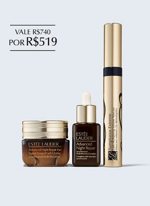Kit De Natal Para Olhos: Sérum Anti Idade + Creme Gel Para Olhos + Máscara De Cílios Sumptuos ... | Estee Lauder (BR)