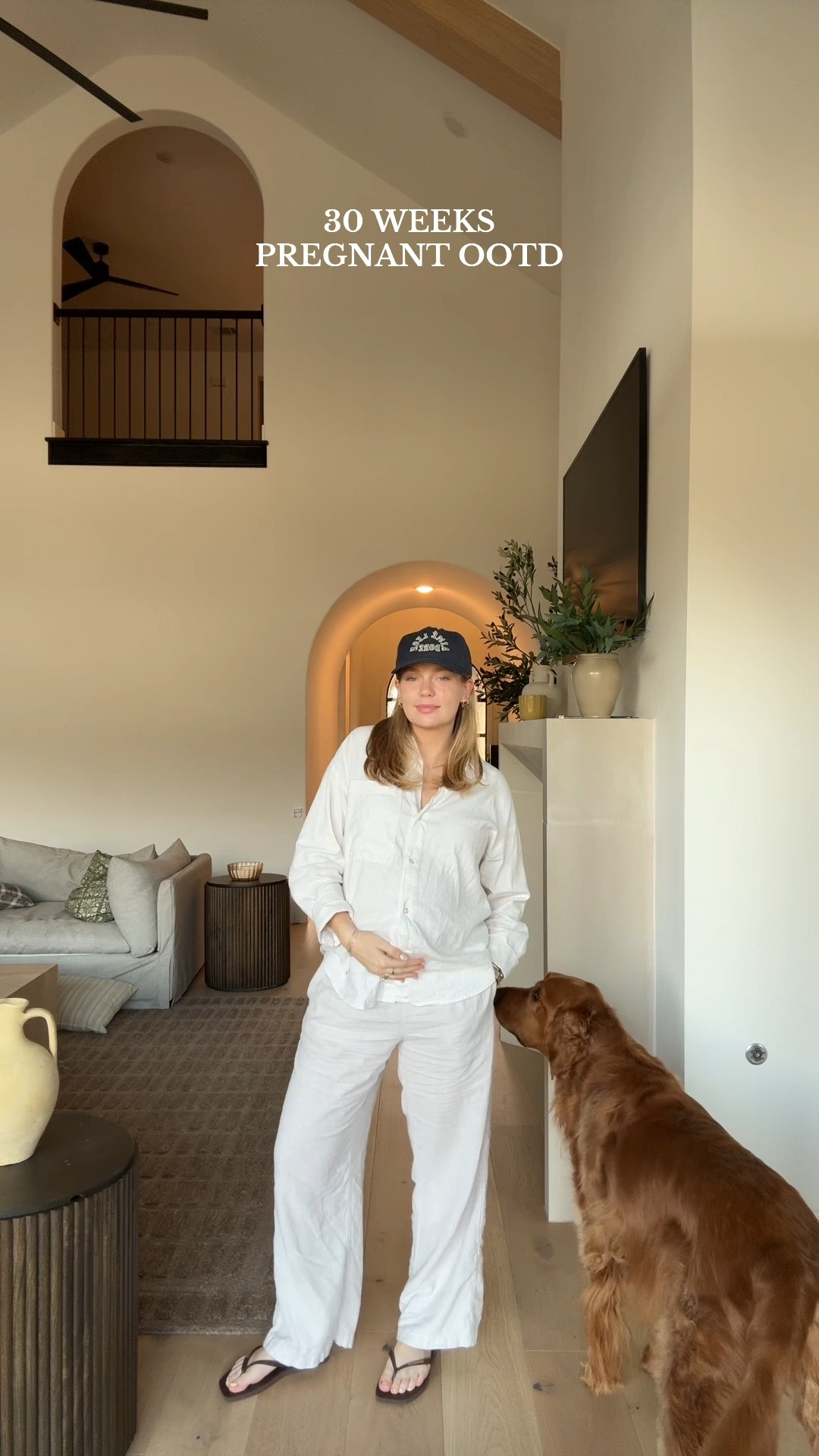 30 weeks pregnant casual outfit 