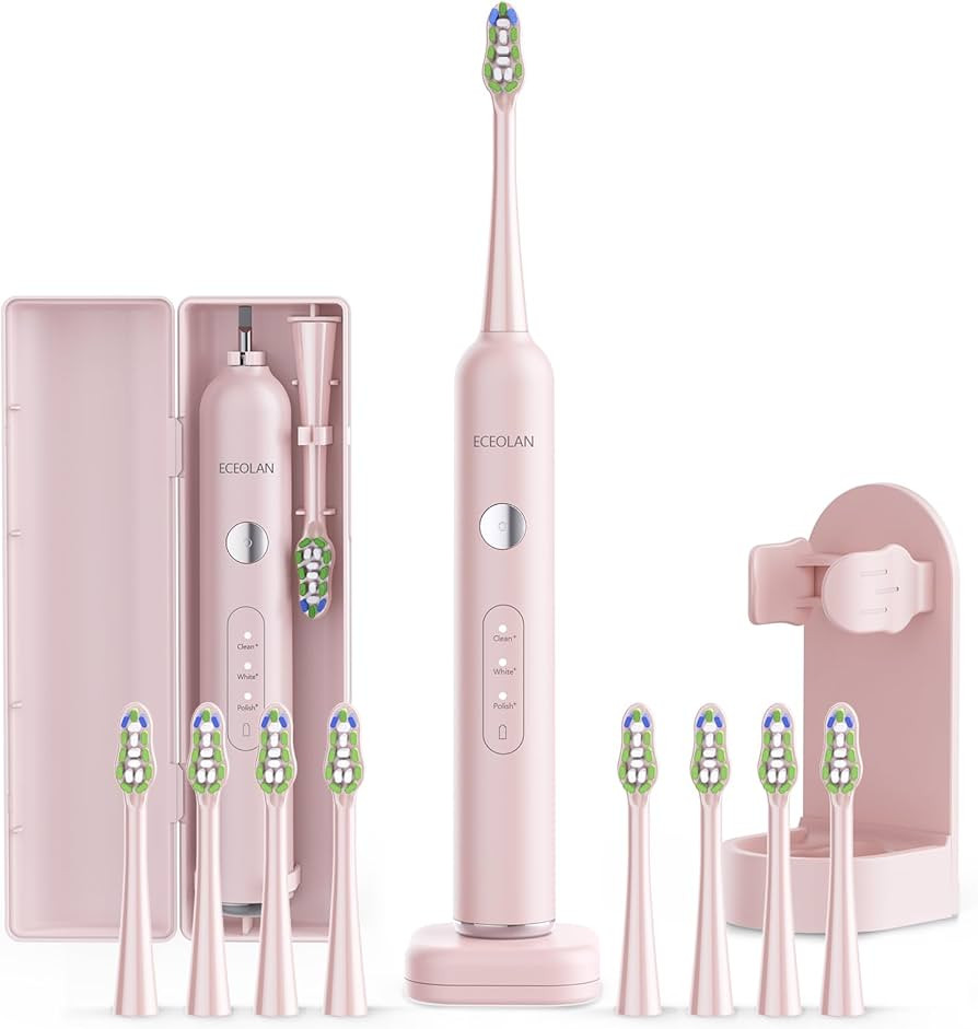 Sonic Electric Power Toothbrush for Adults & Kids,3 Deep Clean Modes IPX7 40000VPM Rechargeable T... | Amazon (US)