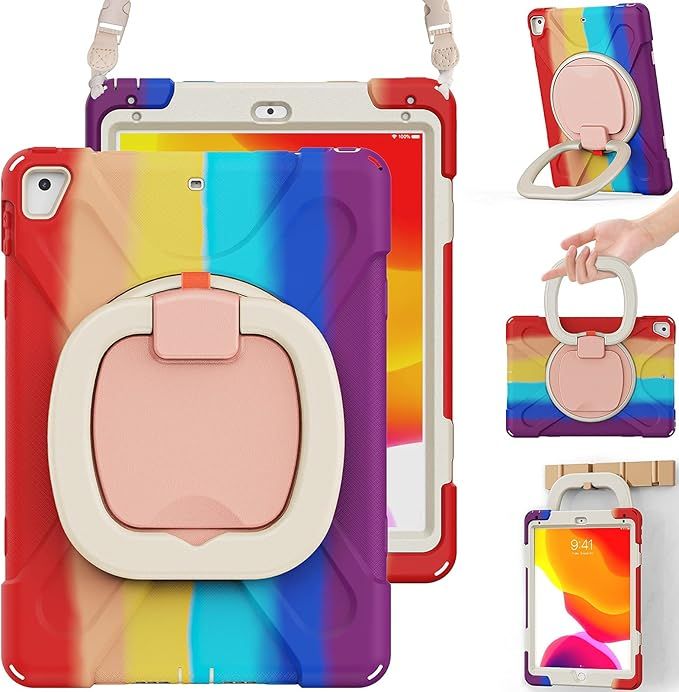 BRAECN Functional Kids Friendly Colorful Boys Girls Heavy Duty Shockproof Cute Case with Strap, H... | Amazon (US)