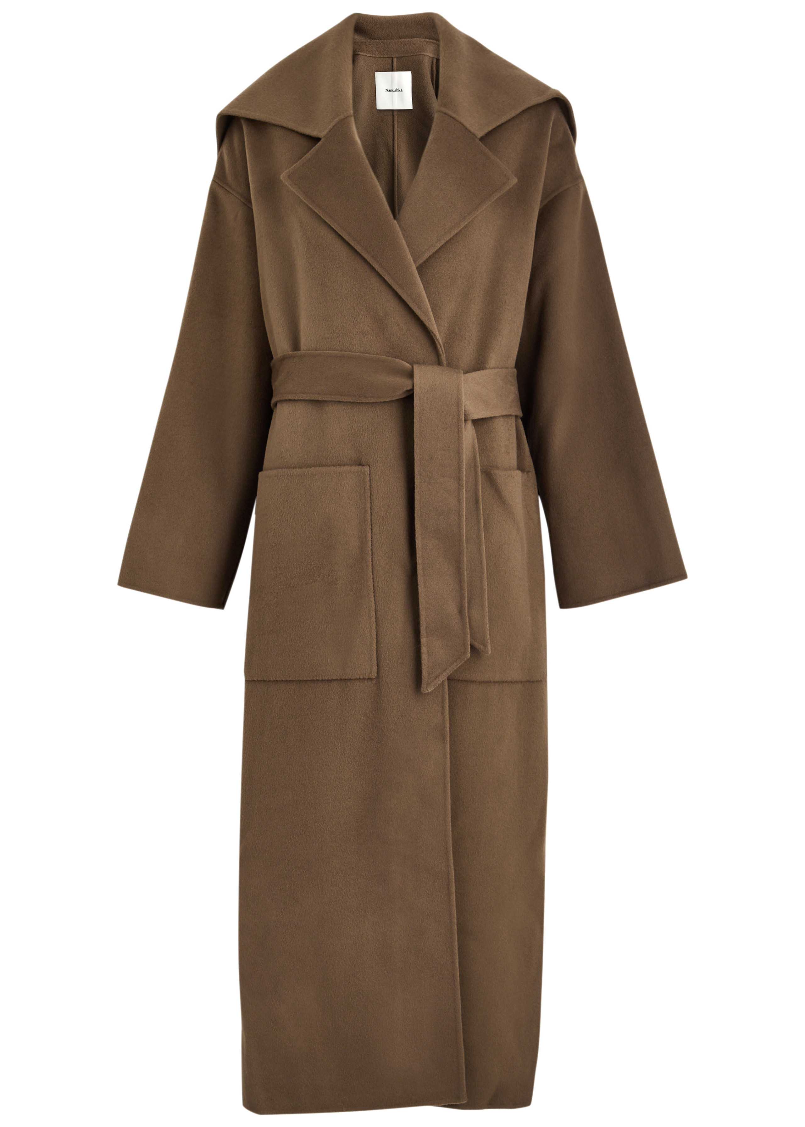 Ruta belted wool-blend coat | Harvey Nichols
