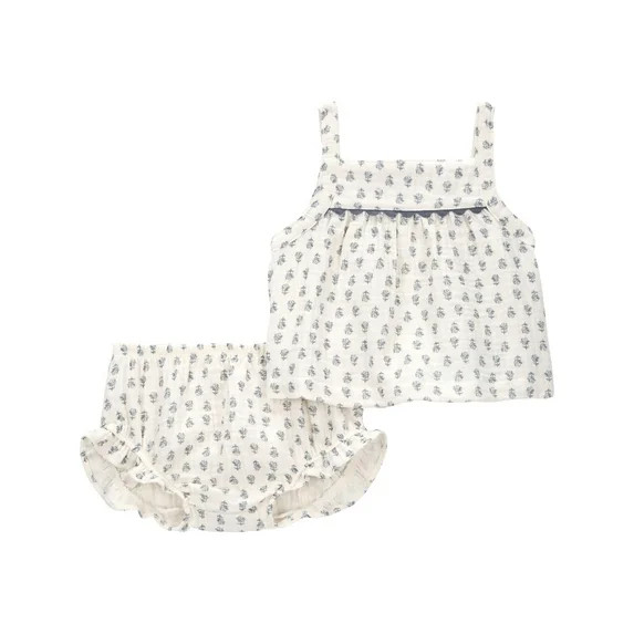 Carter's Child of Mine Baby Girl Outfit Set, 2-Piece, Sizes 0/3-24 Months - Walmart.com | Walmart (US)