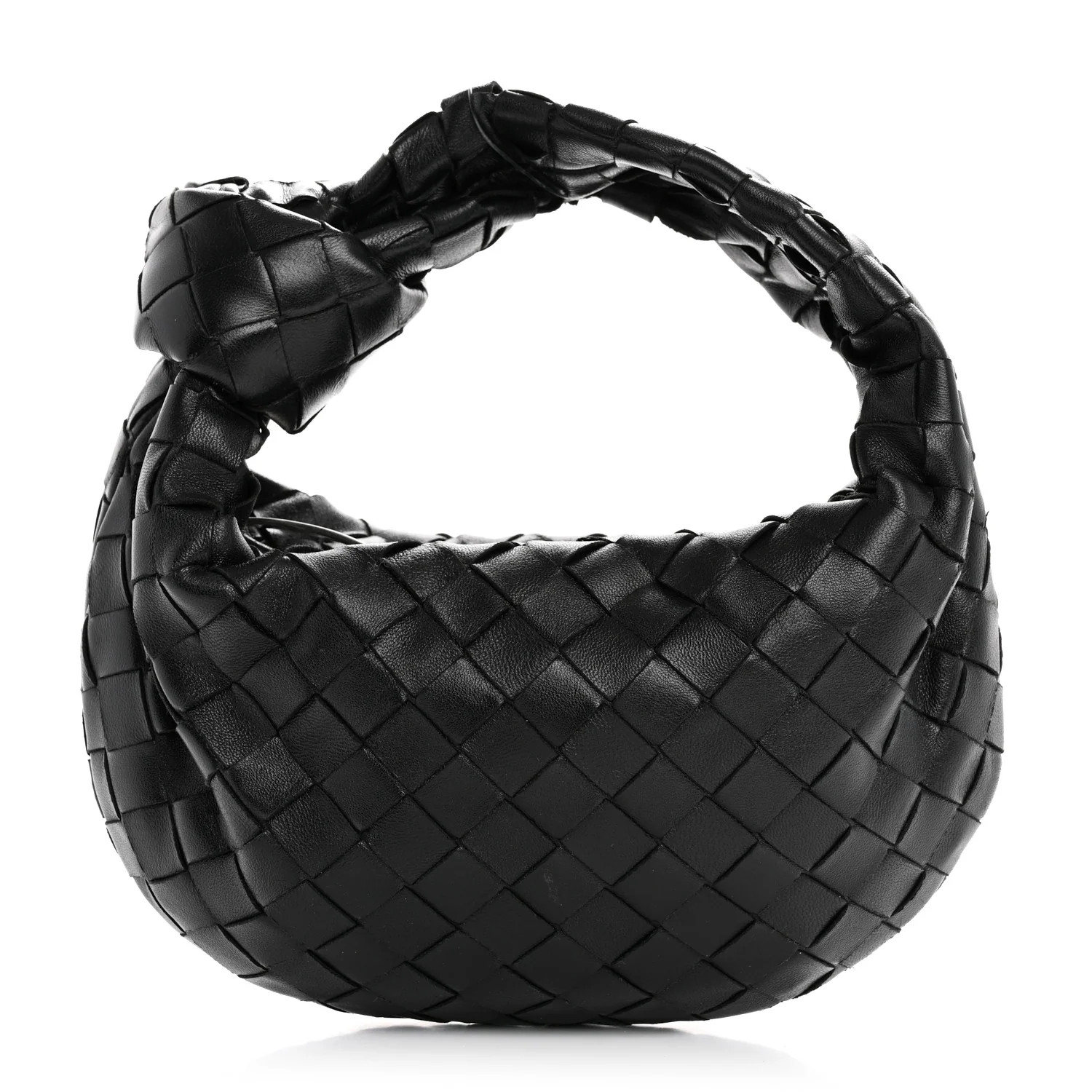 Bottega Veneta Nappa Intrecciato Mini Jodie Black 1756203 | FASHIONPHILE (US)
