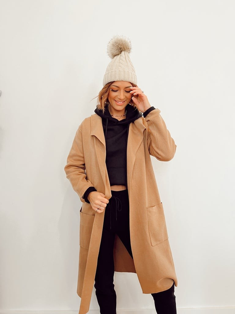 Night On The Town Longline Coat | She Is Boutique