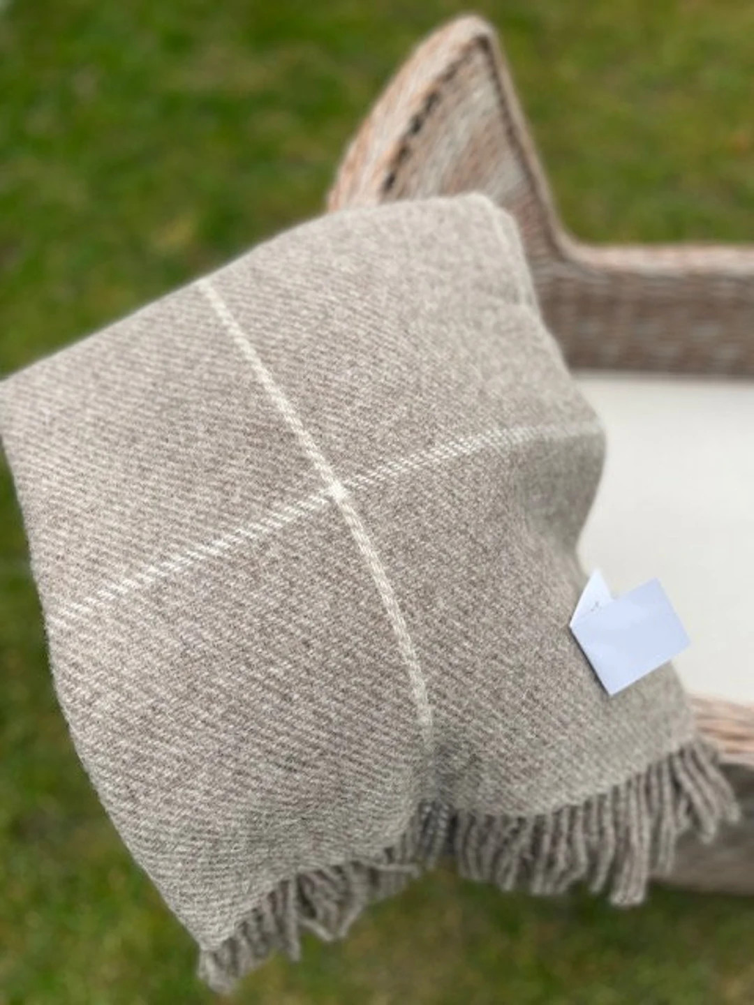 Light Brown New Zealand Sheep Wool Throw 100% Natural Wool Blanket Warm Cozy Sofa Throw Bedspread... | Etsy (US)