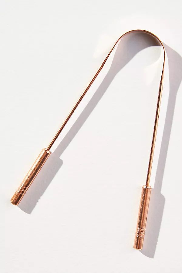 Keeko Copper Tongue Scraper By Keeko in Brown | Anthropologie (US)