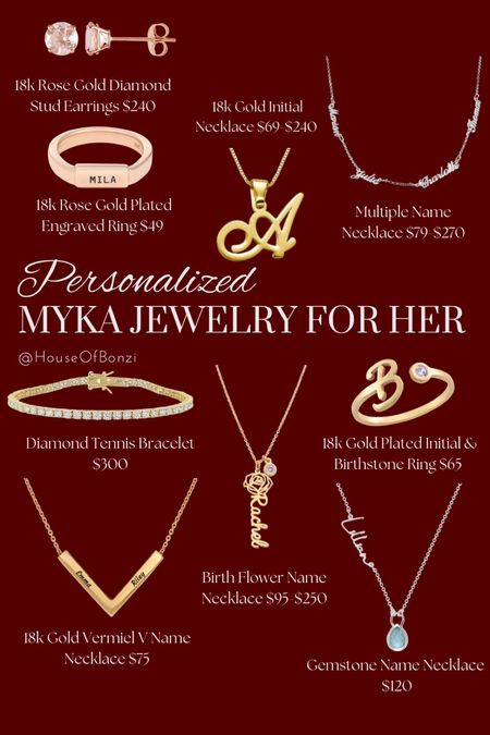 Personalized and engraved MEANINGFUL jewelry for yourself, sister, mom, grandma, friend, loved one, etc. Get matching pieces to make it extra sweet! @mykajewelers has the best options at every price point. #mykajewelers #ad

#LTKHoliday #LTKGiftGuide #LTKsalealert