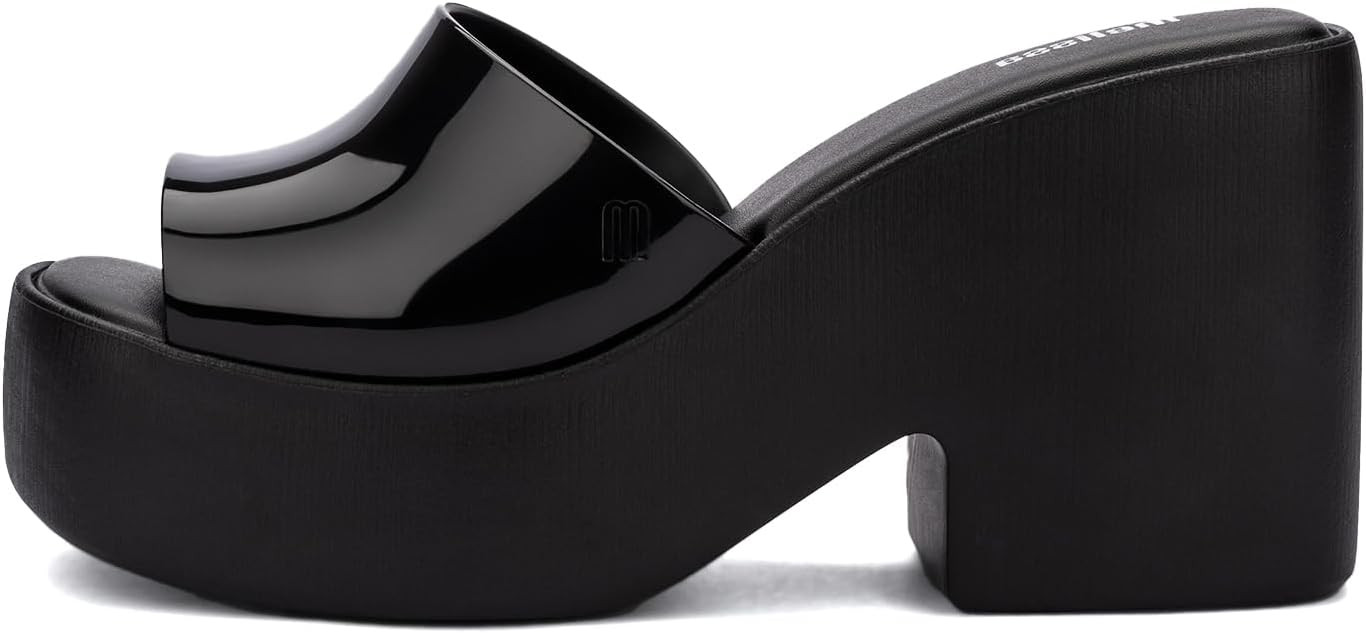 Melissa Posh Slip-On Platform Jelly Heels for Women | Amazon (US)