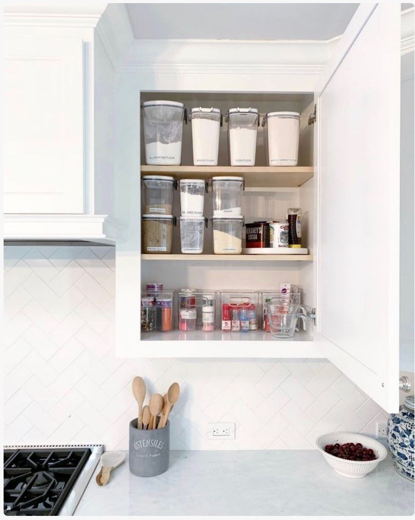 Refreshing your baking staples before holiday hosting keeps your pantry organized and stress free. Clear containers make it easy to see what you have, reduce clutter, and help you prep for baking season with ease.

#LTKHome