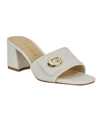 Women's Gallai Block Heel Slip-On Sandals | Macy's