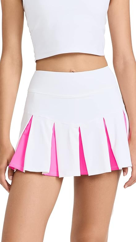 Eleven by Venus Williams Women's Contrast Pleat Tennis Skirt | Amazon (US)