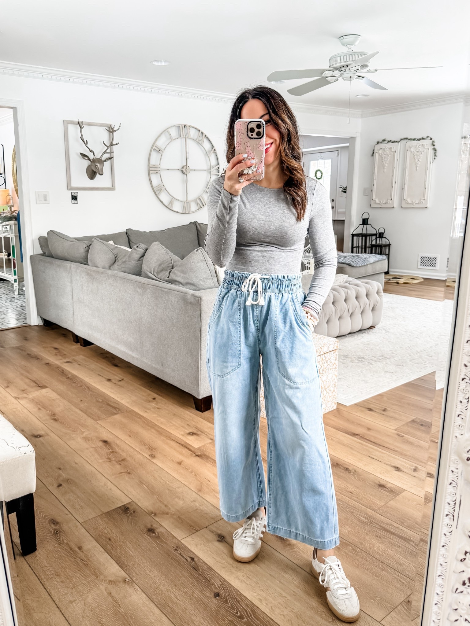 Drawstring jeans, size 2. Cashmere top small. Sneaker size down. Amazon fashion. Baggy jeans.

#LTKSaleAlert #LTKPetite #LTKOver40