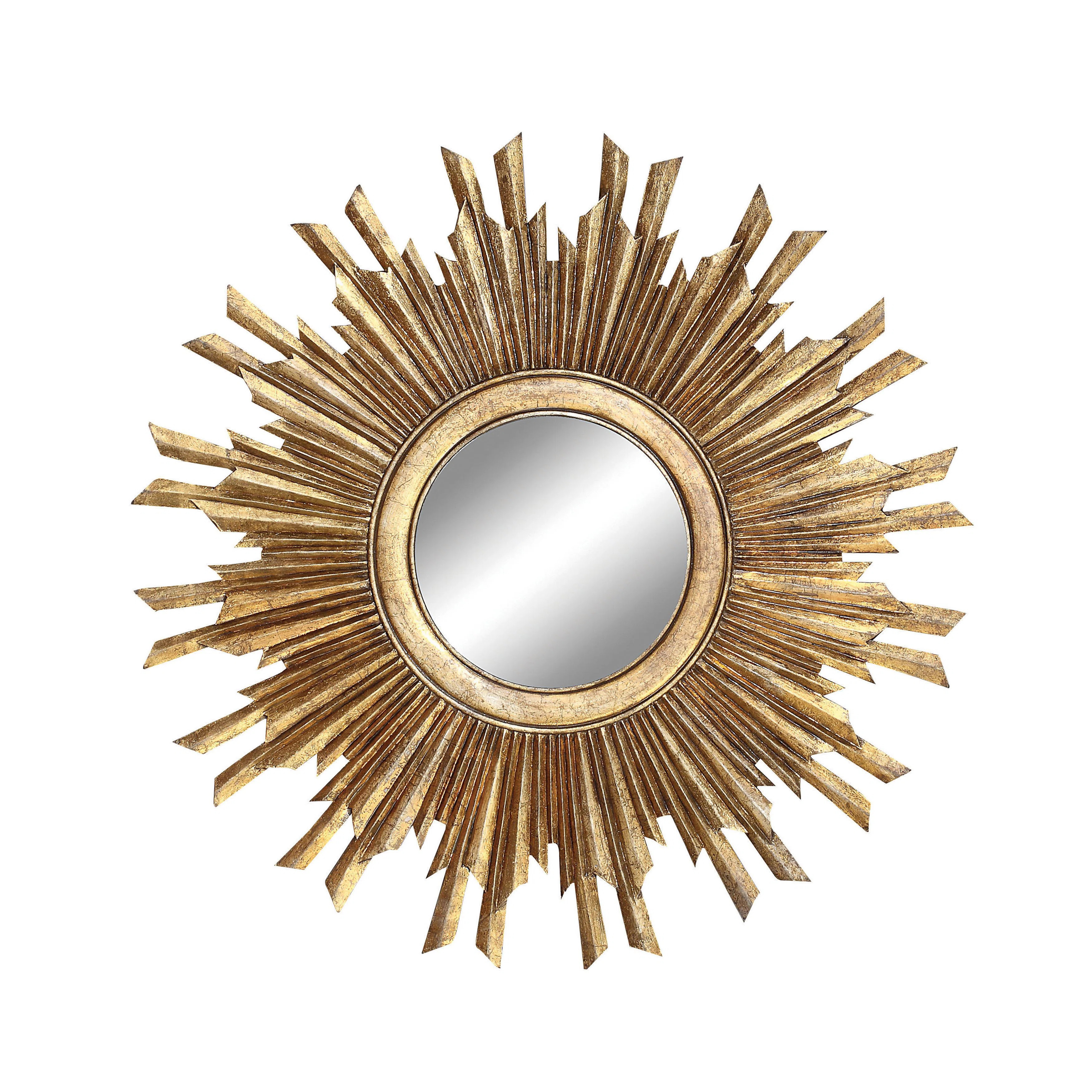 Round Sunburst Wall Mirror | Wayfair North America
