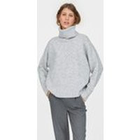 Rollkragenpullover Grau Melange | Stradivarius DE