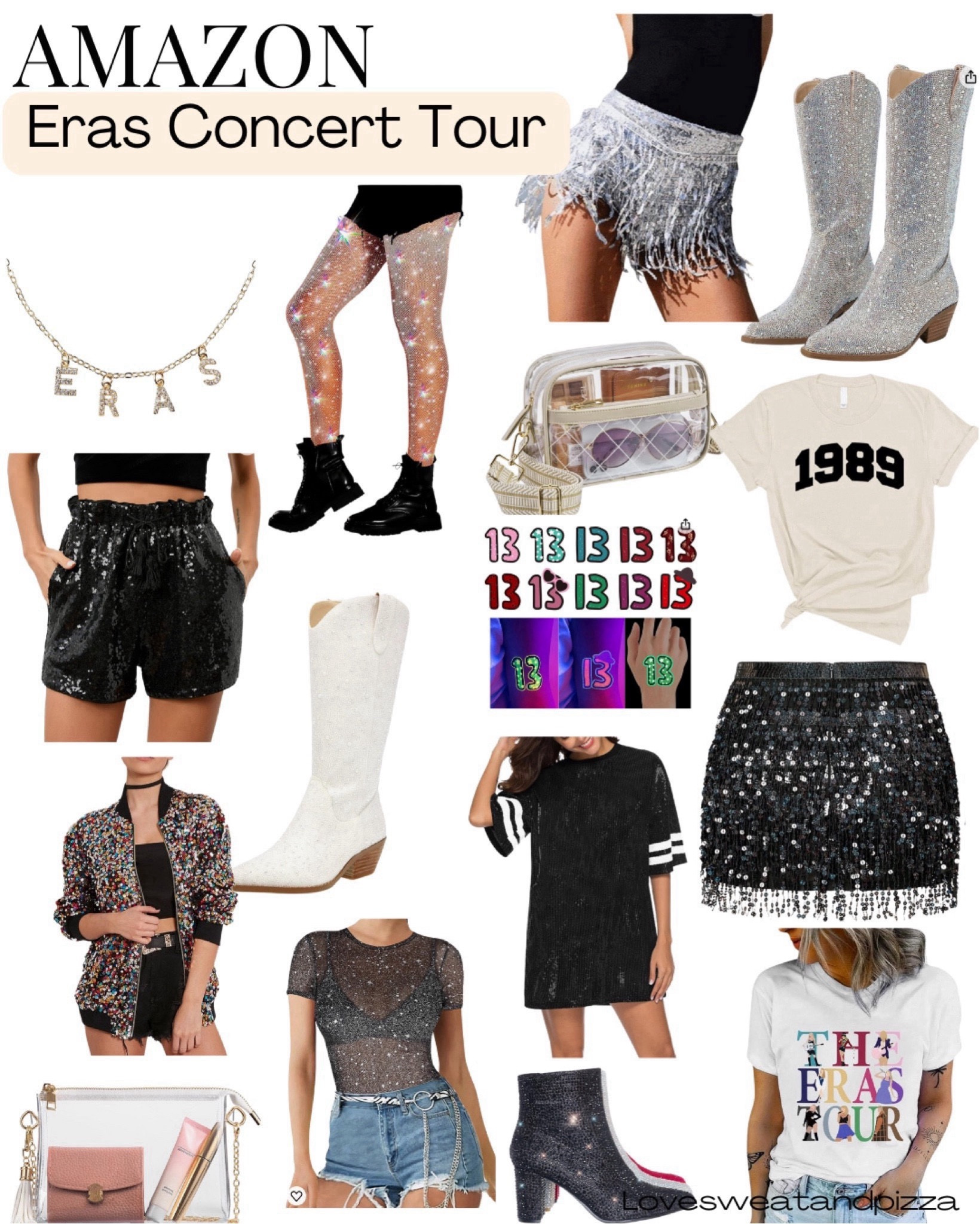 Eras tour style. Eras tour outfits. Eras tour sparkle style. Taylor Swift concert outfit from Amazon. Sparkle cowboy boots. Sparkle skirt. Glitter style. 

#LTKStyleTip #LTKParties #LTKFindsUnder50