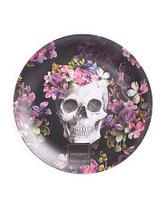 15in Beauty Skull Melamine Platter | Marshalls