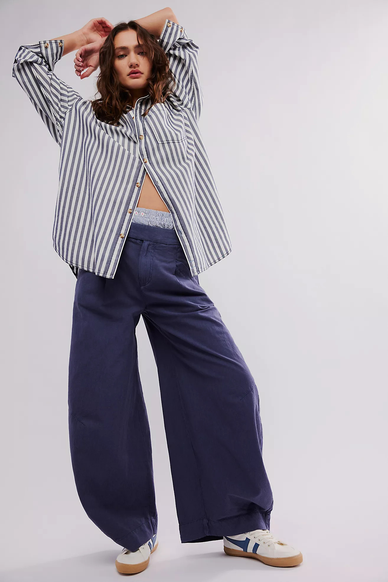 Tegan Washed Barrel Trousers | Free People (Global - UK&FR Excluded)