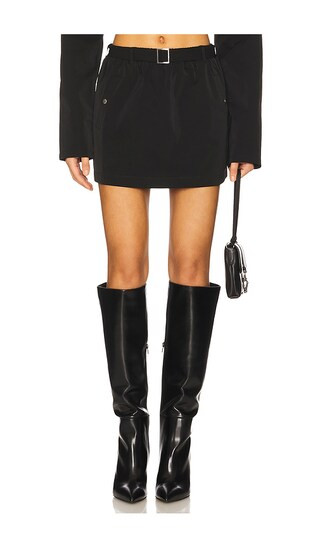 Cameron Utility Mini Skirt in Black | Revolve Clothing (Global)