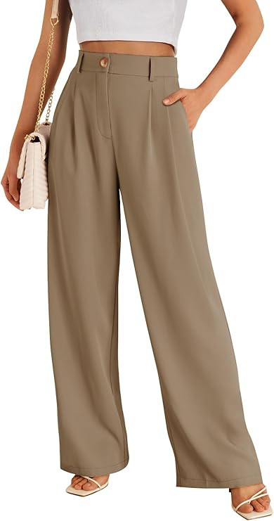 LILLUSORY Wide Leg Dress Pants Women's High Waisted Business Casual Trousers | Amazon (US)