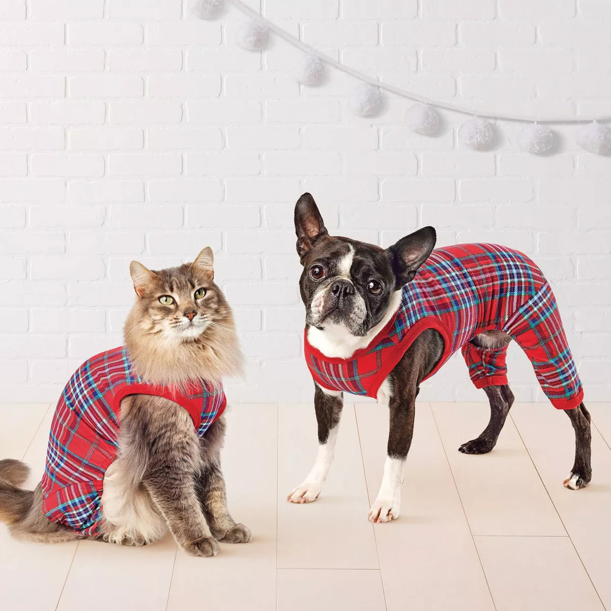 Plaid Jersey Matching Family Dog and Cat Pajamas - Wondershop™ Red | Target