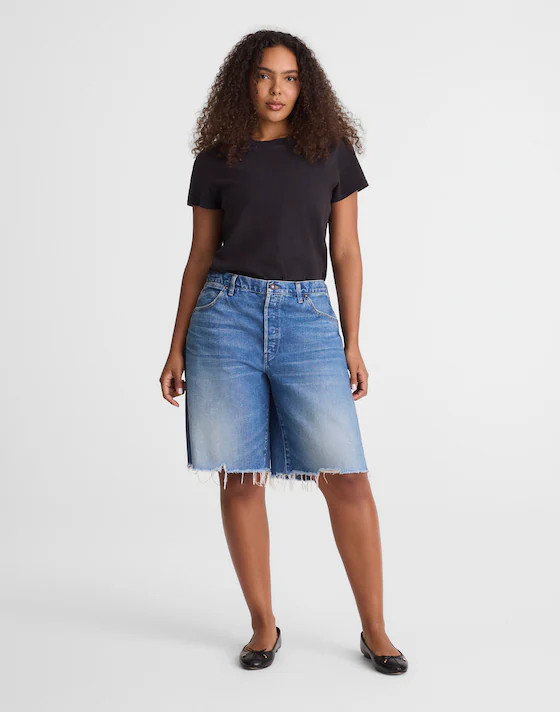 The Curvy Essex Long Baggy Short | Madewell