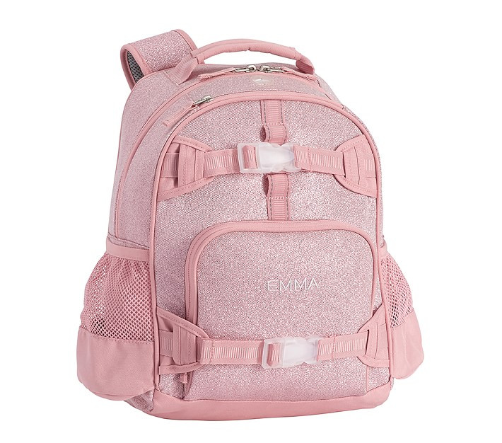 Mackenzie Pink Sparkle Glitter Backpacks | Pottery Barn Kids