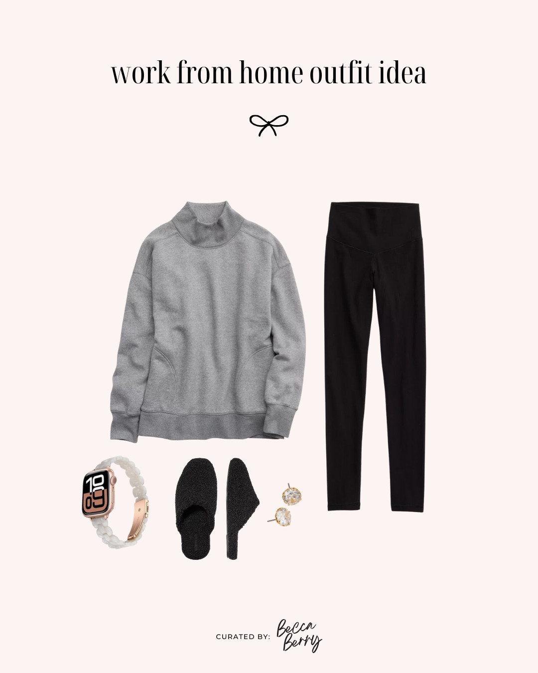 Cozy WFH outfit idea. 

 #LTKootd #LTKActive #LTKFindsUnder100