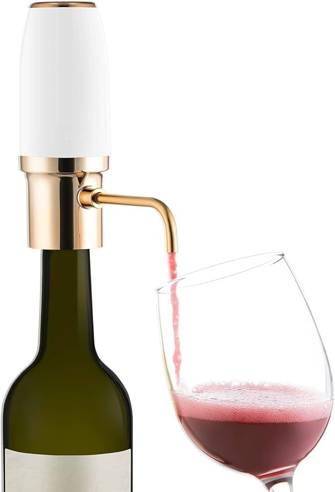 Electric Wine Aerator Dispenser Electric Smart Decanter，Rechargeable with Micro USB Cable | Amazon (US)