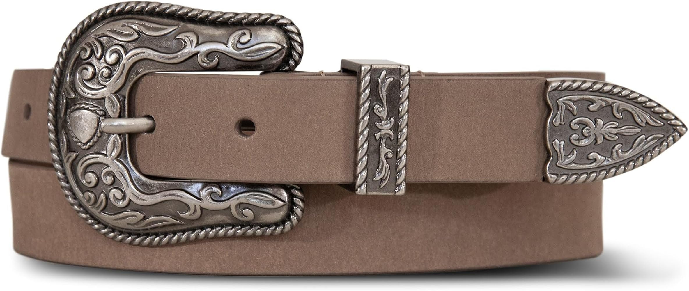 Lucky Brand Women's Western Leather Belt | Classic | Fashion | Vintage | Buffalo Leather | Wester... | Amazon (US)