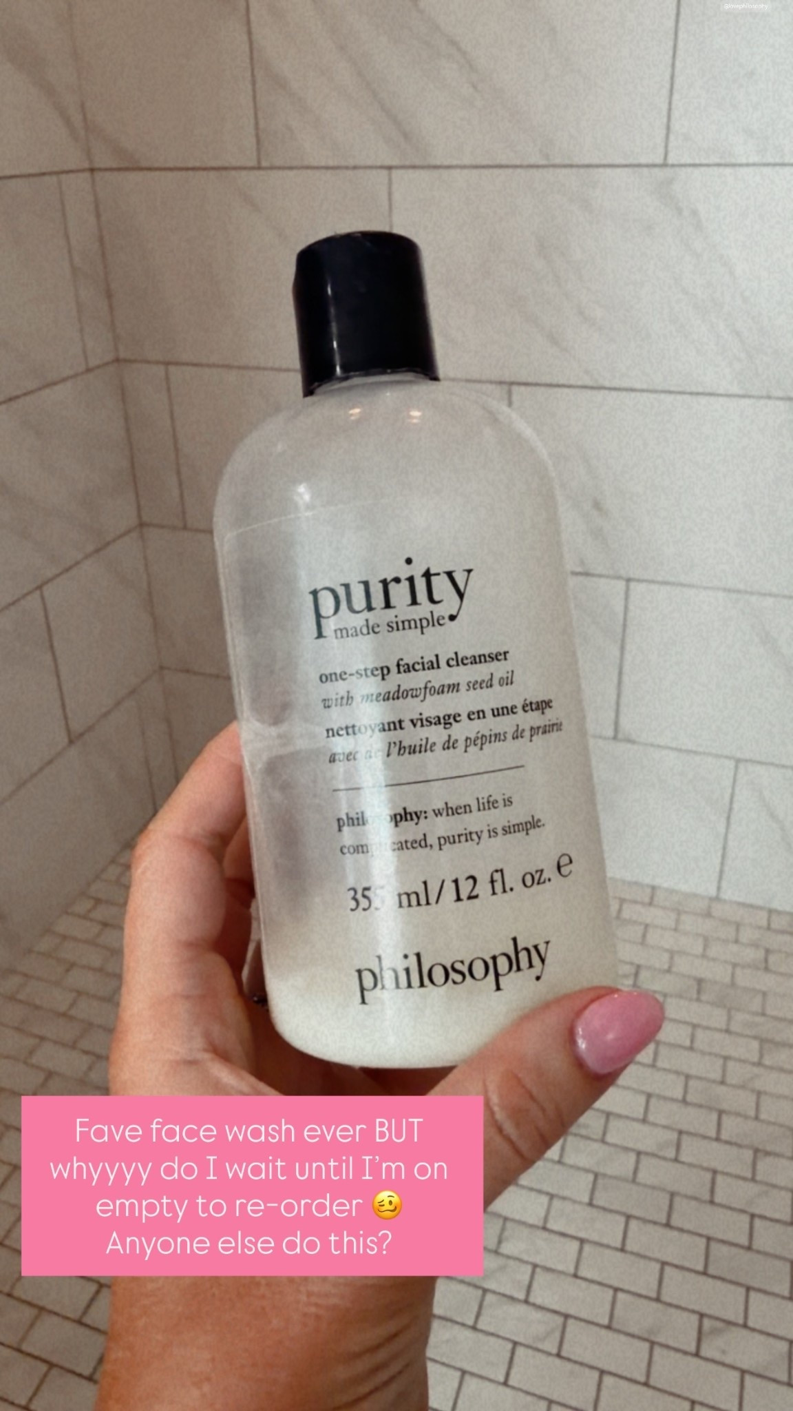 Fave face wash ever BUT whyyyy do I wait until I’m on empty to re-order 🥴
Anyone else do this?