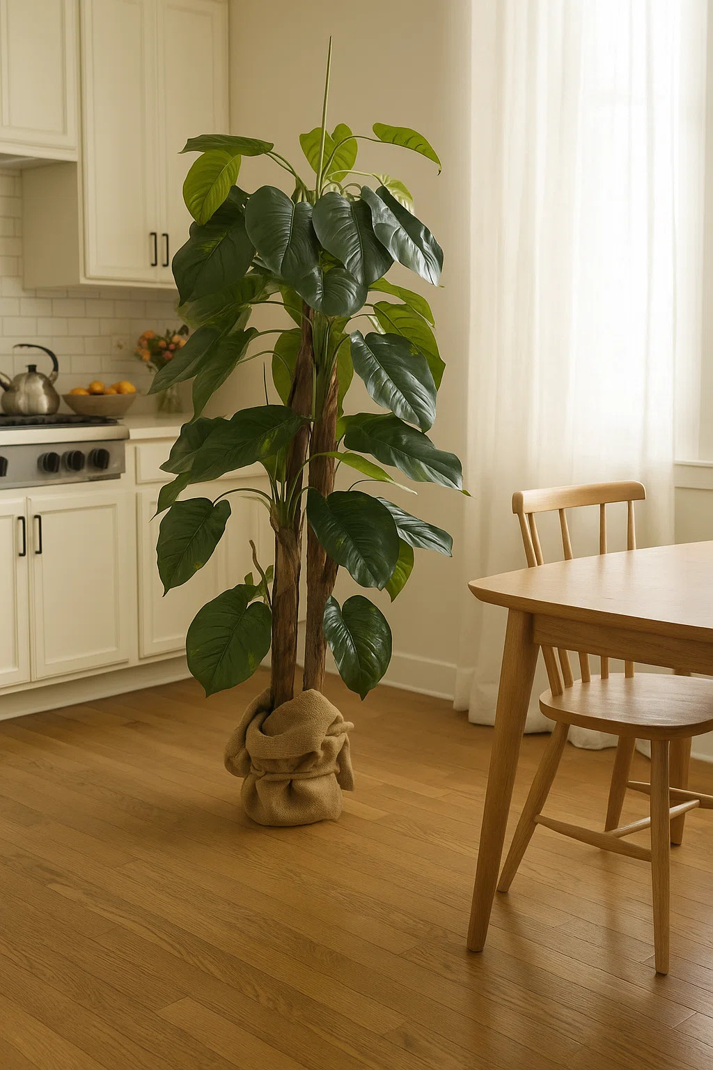 Vintage Home Artificial Faux 66" Tall Scindapsus Aureus And Banana Skin in a Pot liner | Wayfair North America