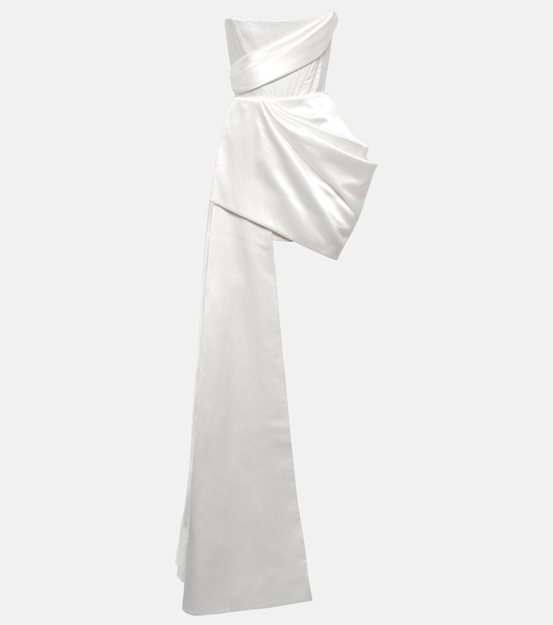 Alex PerryBridal Blair satin minidress | Mytheresa (US/CA)