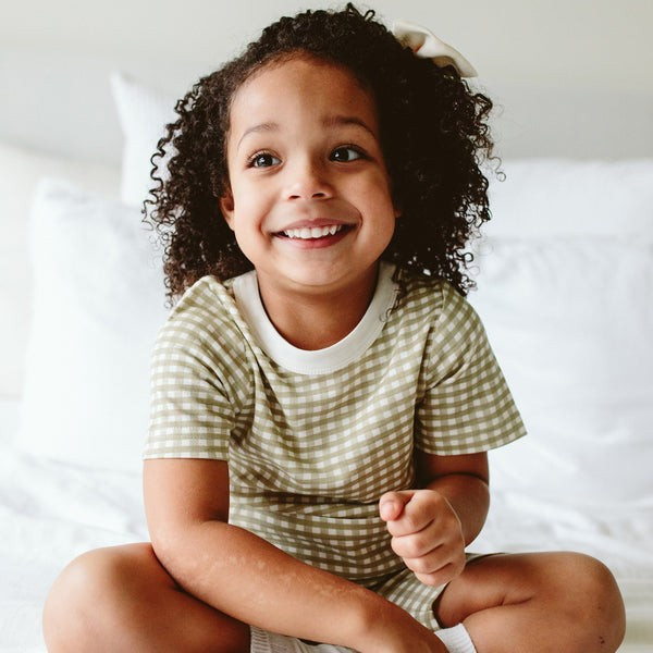 BIKER SET | GINGHAM | goumi