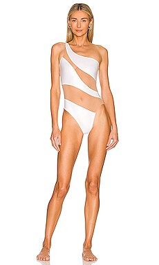 Norma Kamali Snake Mesh Mio in White Foil from Revolve.com | Revolve Clothing (Global)