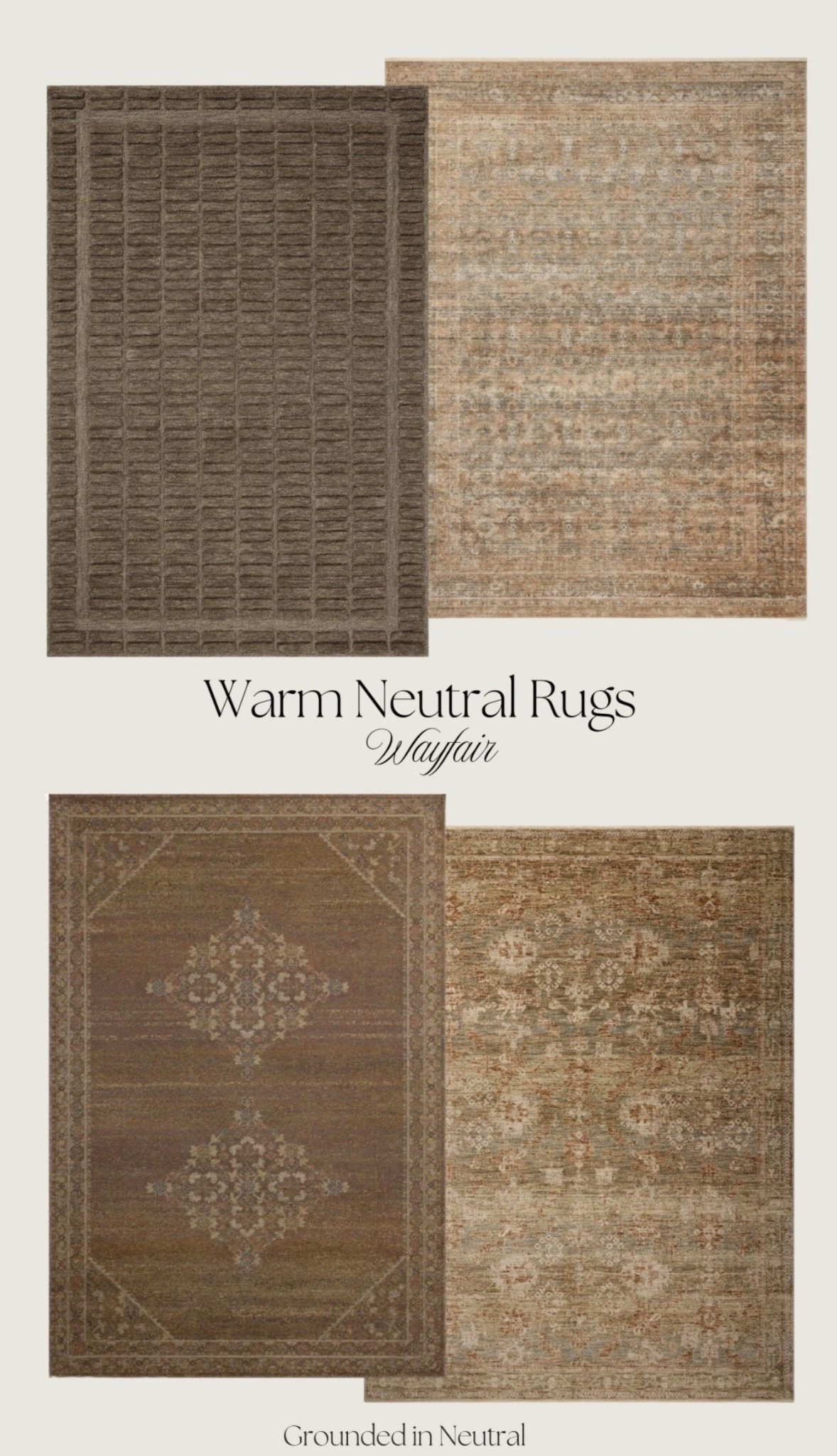 Warm and chocolate brown rugs on sale on Wayfair. I’m loving these deeper tones! 

#LTKSaleAlert #LTKHome